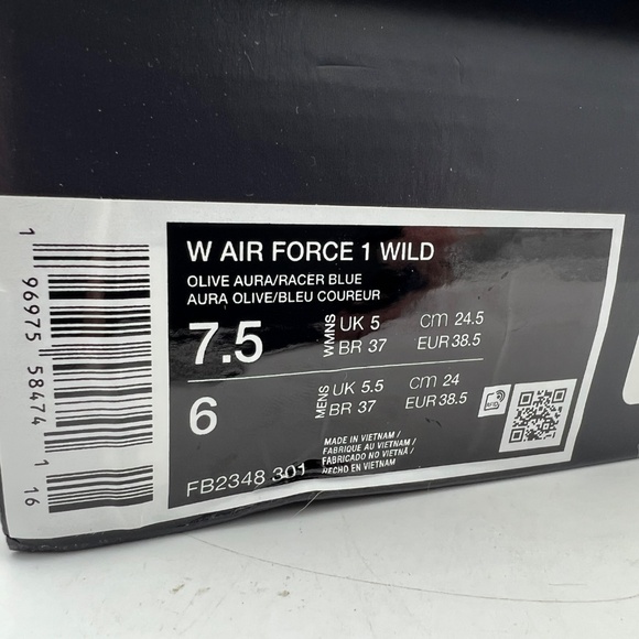 Nike Air Force 1 Wild Women’s Shoes - Size 7.5 - Picture 8 of 8